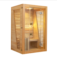 Load image into Gallery viewer, SAUNA EVOLUTION®  Indoor Steam Sauna Room Glass 01