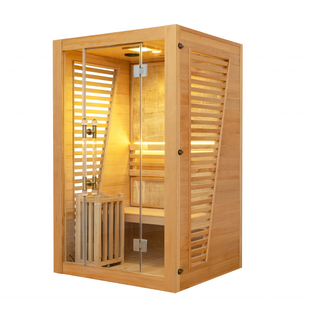 SAUNA EVOLUTION®  Indoor Steam Sauna Room Glass 01