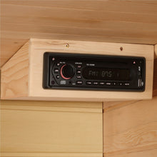 Load image into Gallery viewer, Golden Designs Maxxus 3-Person Low EMF FAR Infrared Corner Sauna (MX-K356-01)