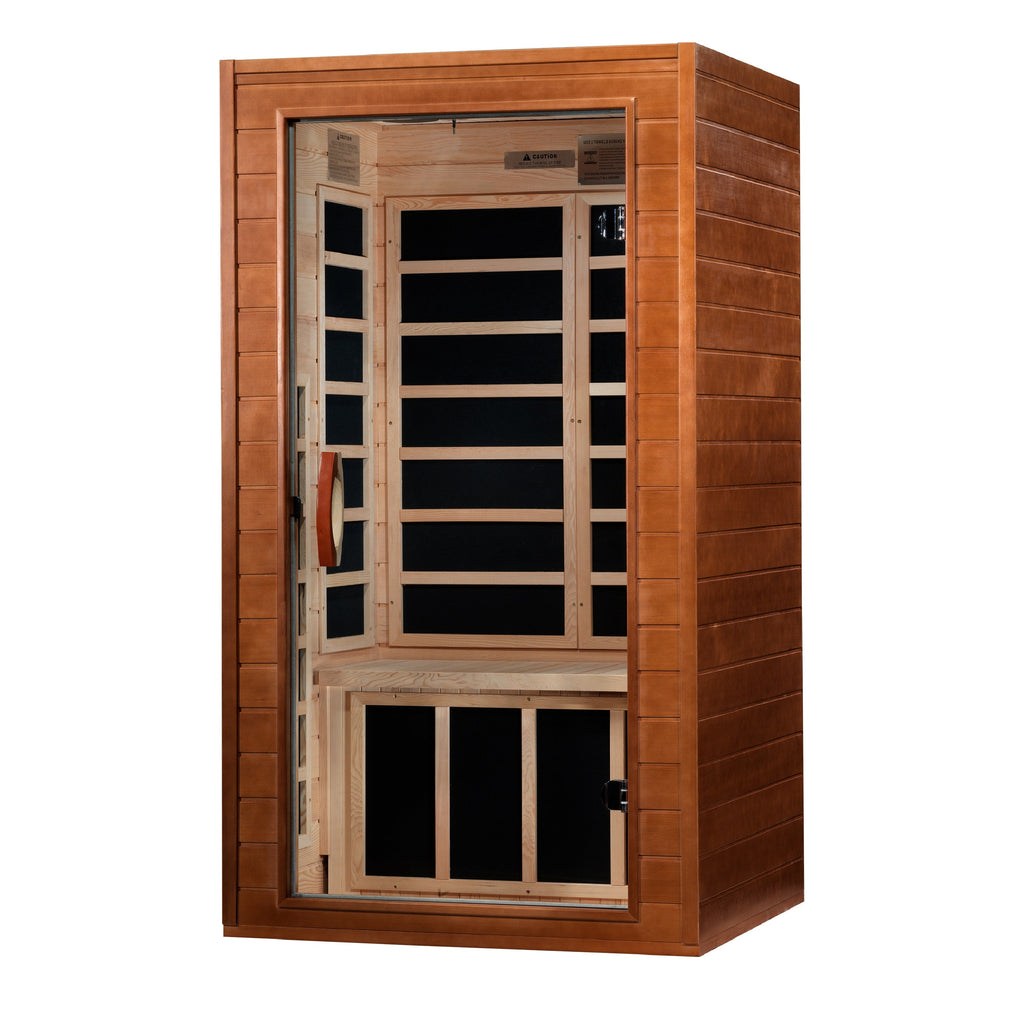 Golden Designs Dynamic "Avila" 1-2 Person Low EMF FAR Infrared Sauna (DYN-6103-01)