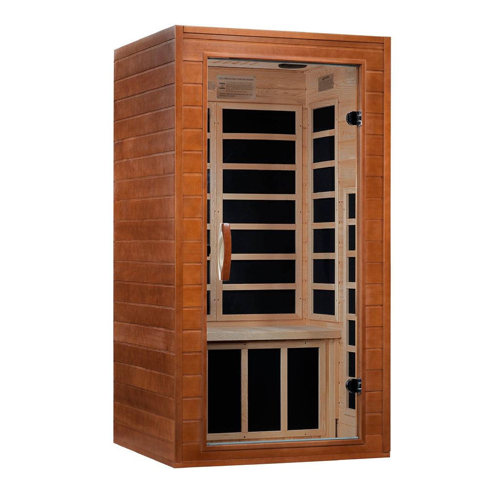 Golden Designs Dynamic "Avila" 1-2 Person Low EMF FAR Infrared Sauna (DYN-6103-01)
