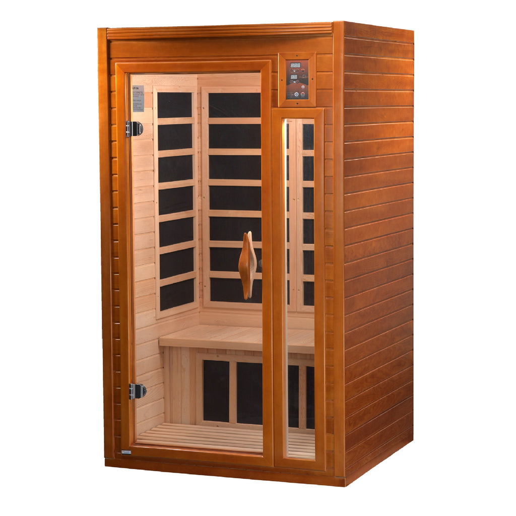 Golden Designs Dynamic "Barcelona" 1-2 Person Low EMF FAR Infrared Sauna (DYN-6106-01)