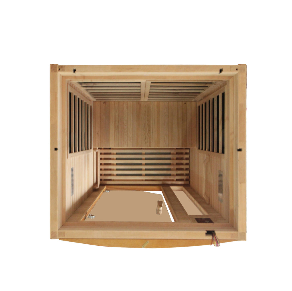 Golden Designs Dynamic "Barcelona" 1-2 Person Low EMF FAR Infrared Sauna (DYN-6106-01)