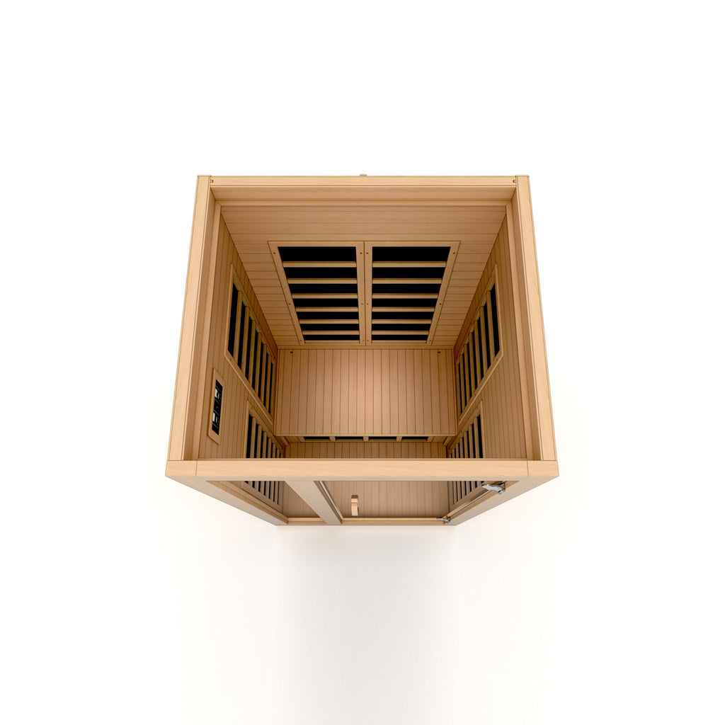 Golden Designs Dynamic "Gracia" 1-2 Person Low EMF FAR Infrared Sauna (DYN-6119-01)