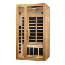 Load image into Gallery viewer, Golden Designs Dynamic "Gracia" 1-2 Person Low EMF FAR Infrared Sauna (DYN-6119-01)