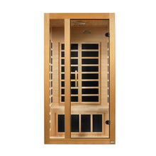 Load image into Gallery viewer, Golden Designs Dynamic "Gracia" 1-2 Person Low EMF FAR Infrared Sauna (DYN-6119-01)