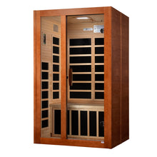 Load image into Gallery viewer, Golden Designs Dynamic "Santiago" 2-Person Ultra Low EMF FAR Infrared Sauna (DYN-6209-02 Elite)