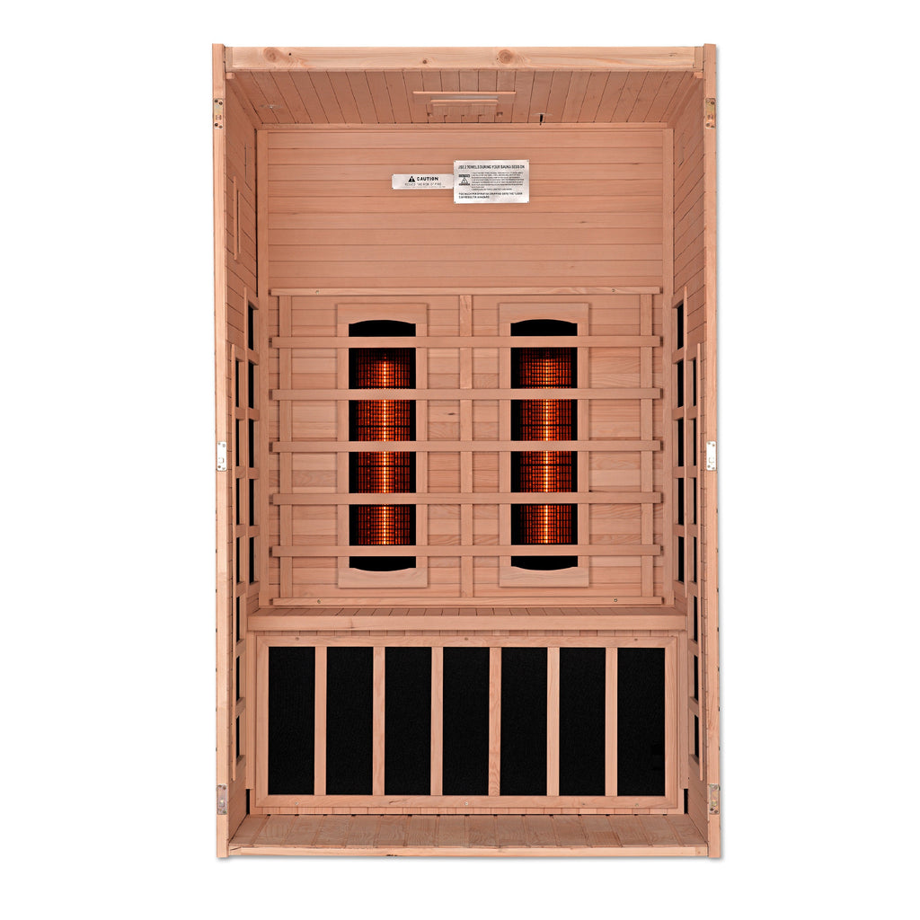 Golden Designs Dynamic "Santiago" 2-Person Full Spectrum Infrared Sauna