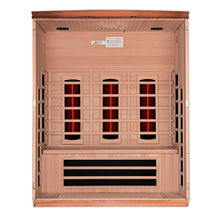Load image into Gallery viewer, Golden Designs Dynamic "Lugano" 3-Person Full Spectrum Infrared Sauna (DYN-6336-03 FS)