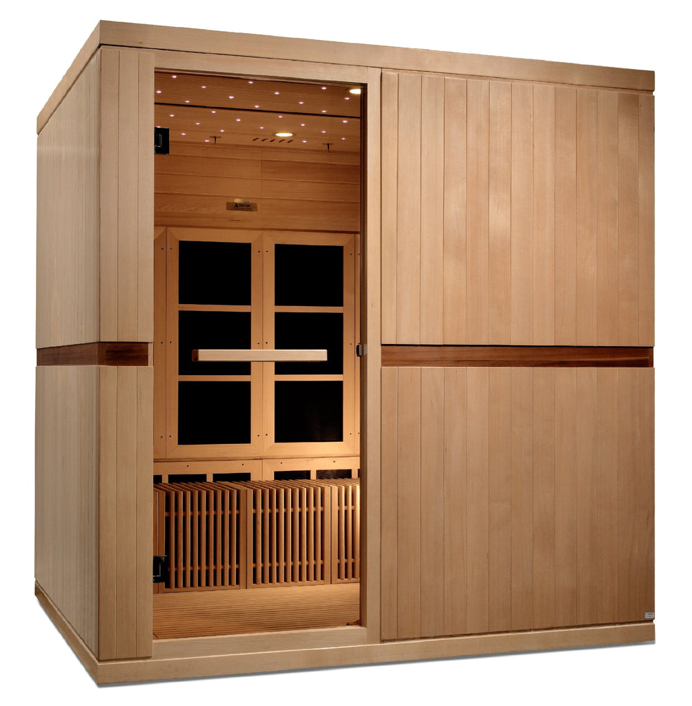 Golden Designs "Catalonia" 8-Person Near Zero EMF FAR IR Sauna (GDI-6880-02 Elite)