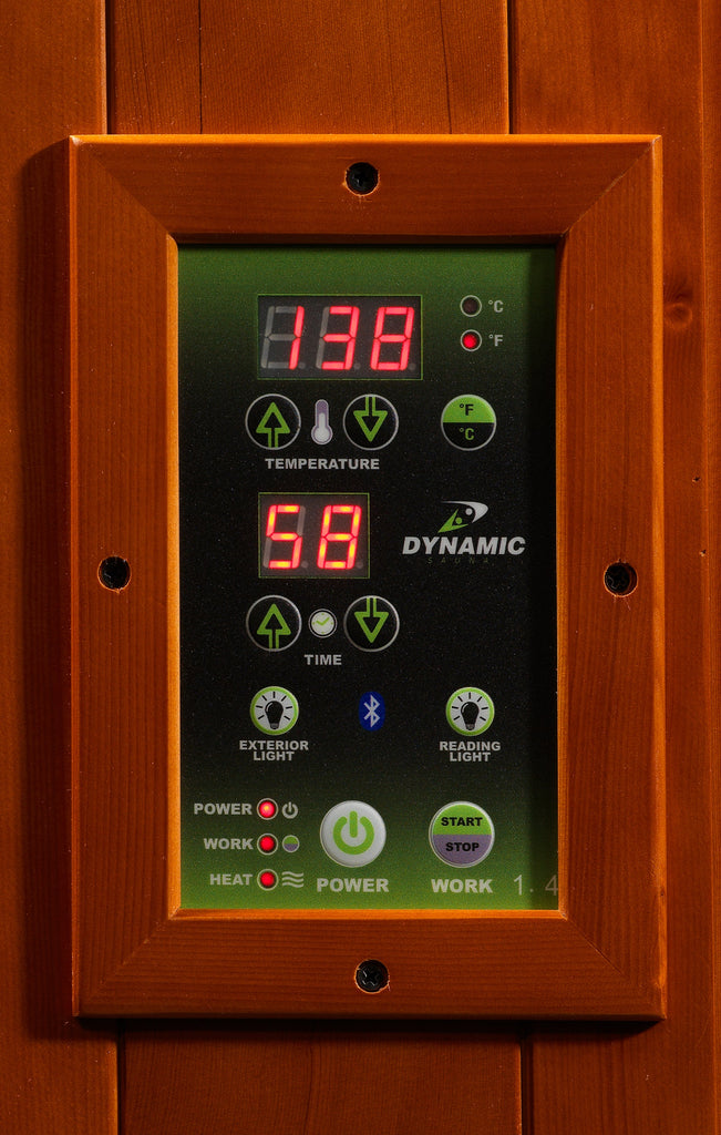 Golden Designs Dynamic "Avila" 1-2 Person Ultra Low EMF FAR Infrared Sauna (DYN-6103-01 Elite)