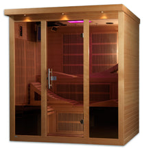 Load image into Gallery viewer, Golden Designs "Monaco" 6-Person Near Zero EMF FAR Infrared Sauna (GDI-6996-01 Elite)