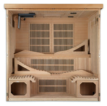 Load image into Gallery viewer, Golden Designs "Monaco" 6-Person Near Zero EMF FAR Infrared Sauna (GDI-6996-01 Elite)