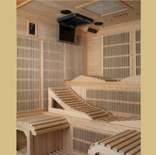 Load image into Gallery viewer, Golden Designs "Monaco" 6-Person Near Zero EMF FAR Infrared Sauna (GDI-6996-01 Elite)