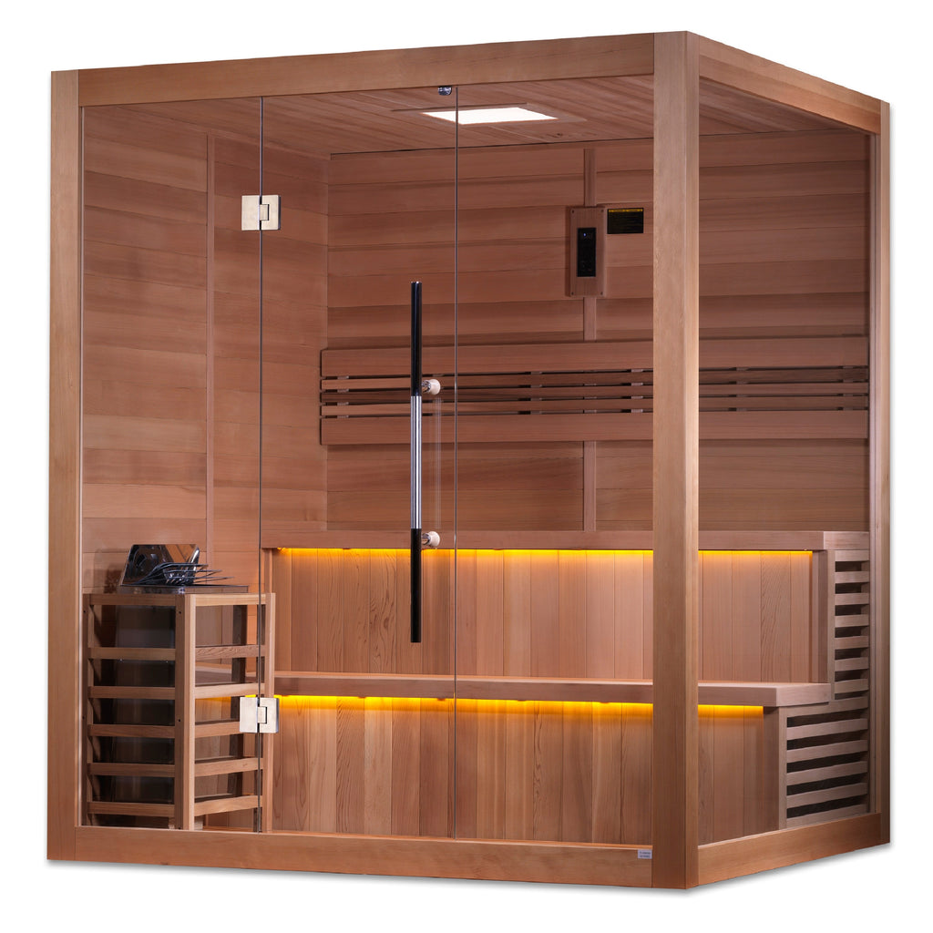 Golden Designs "Kuusamo" 6-Person Traditional Sauna (GDI-7206-01)