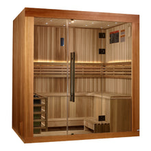 Load image into Gallery viewer, Golden Designs "Copenhagen" 3-Person Traditional Sauna (GDI-7389-02) – 2025 Updated Edition