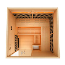 Load image into Gallery viewer, Golden Designs "Toledo" 6-Person Indoor Hybrid Sauna (GDI-8360-01)