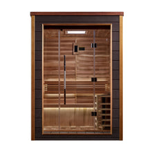 Load image into Gallery viewer, Golden Designs "Narvik" 2-Person Outdoor-Indoor Traditional Sauna (GDI-8202-01)