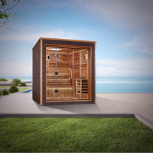 Load image into Gallery viewer, Golden Designs "Drammen" 3-Person Outdoor-Indoor Traditional Sauna (GDI-8203-01)