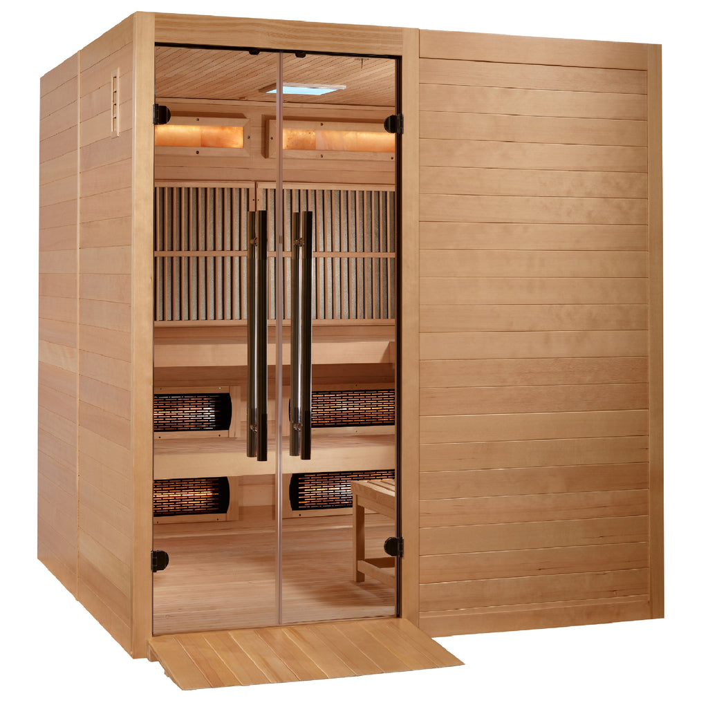 Golden Designs "Toledo" 6-Person Indoor Hybrid Sauna (GDI-8360-01)
