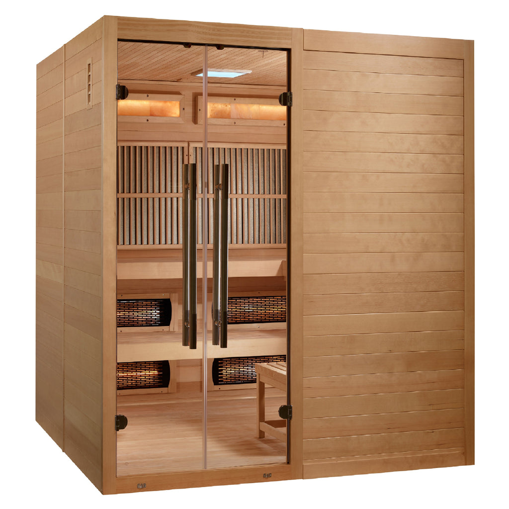 Golden Designs "Toledo" 6-Person Indoor Hybrid Sauna (GDI-8360-01)