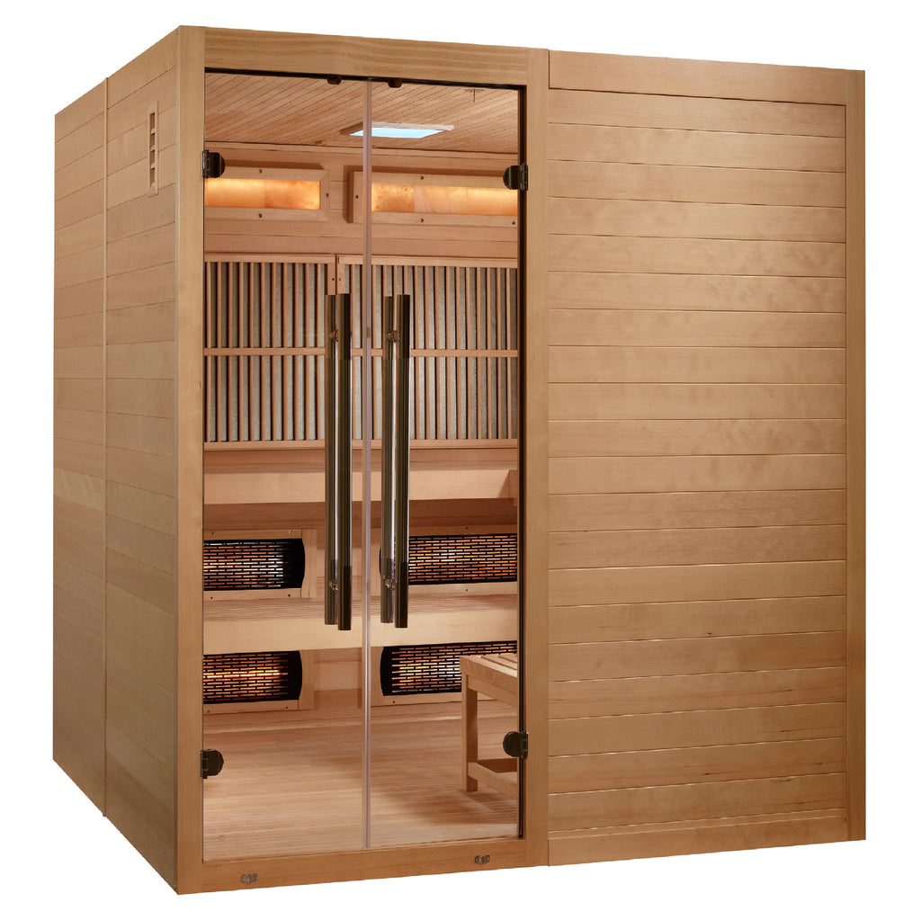 Golden Designs "Toledo" 6-Person Indoor Hybrid Sauna (GDI-8360-01)