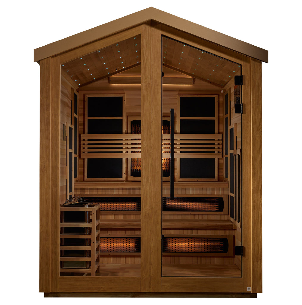 Golden Designs "Kaskinen" 6-Person Barn Hybrid Outdoor Sauna (GDI-8526-01)