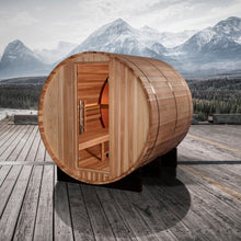 Load image into Gallery viewer, Golden Designs "Zurich" 4-Person Barrel Traditional Sauna (GDI-B024-01)