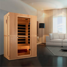 Load image into Gallery viewer, Golden Designs Maxxus "Serenity" Dual Tech 2-Person Low EMF FAR Infrared Sauna (MX-LS2-01)