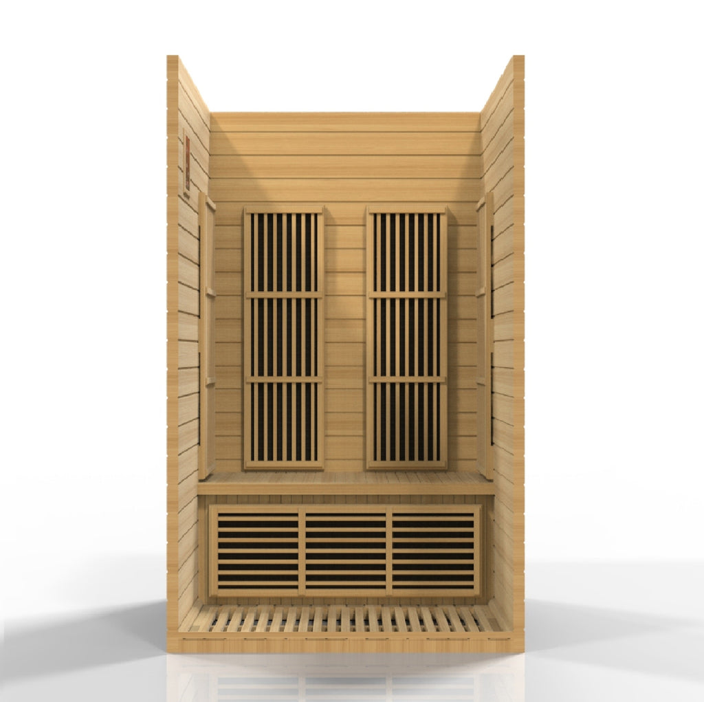 Golden Designs Maxxus "Seattle" 2-Person Low EMF FAR Infrared Sauna (MX-J206-01)