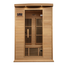 Load image into Gallery viewer, Golden Designs Maxxus 2-Person Near Zero EMF FAR Infrared Sauna (MX-K206-01-ZF HEM)
