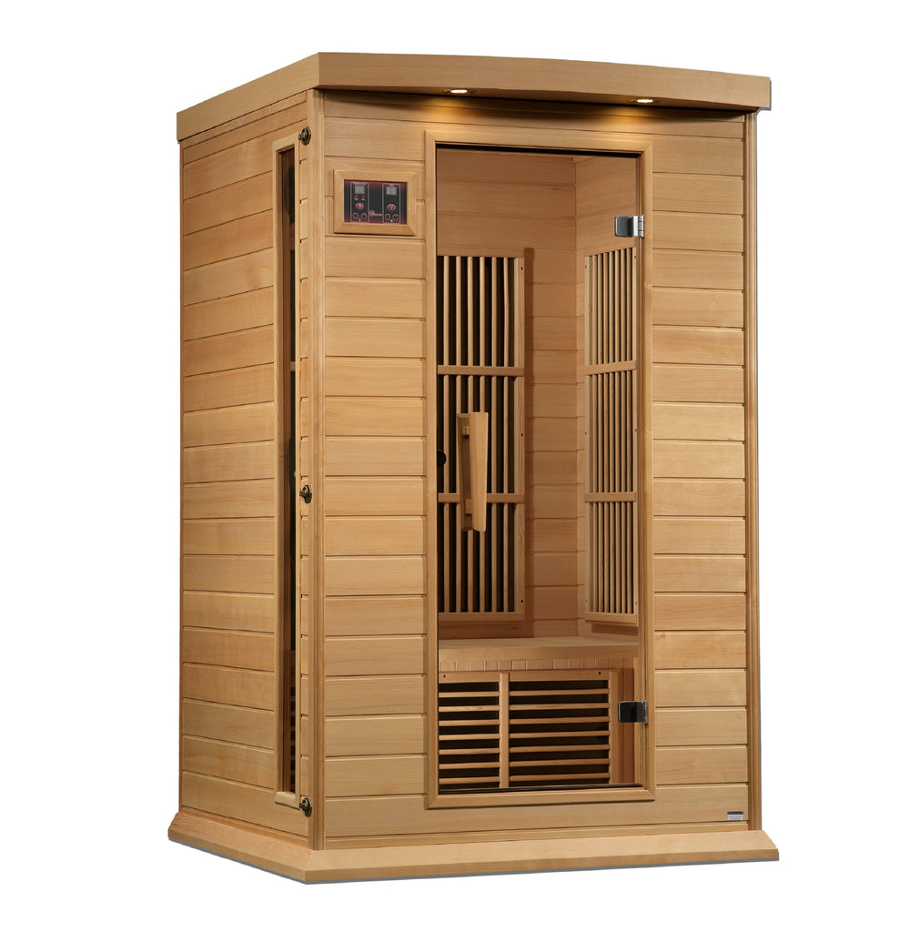 Golden Designs Maxxus 2-Person Near Zero EMF FAR Infrared Sauna (MX-K206-01-ZF HEM)