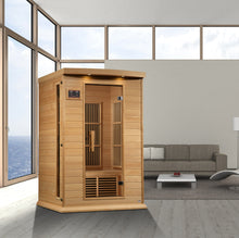 Load image into Gallery viewer, Golden Designs Maxxus 2-Person Near Zero EMF FAR Infrared Sauna (MX-K206-01-ZF HEM)