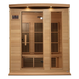 Golden Designs Maxxus 3-Person Near Zero EMF FAR Infrared Sauna (MX-K306-01-ZF HEM)