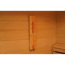 Load image into Gallery viewer, SAUNA EVOLUTION®  6 Person Indoor Double bench Steam Sauna Glass 18