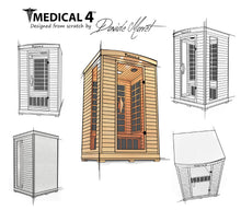 Load image into Gallery viewer, 2 Person Home Full Spectrum Infrared Sauna | Medical 4™