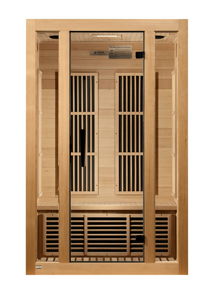 Golden Designs Maxxus "Seattle" 2-Person Low EMF FAR Infrared Sauna (MX-J206-01)